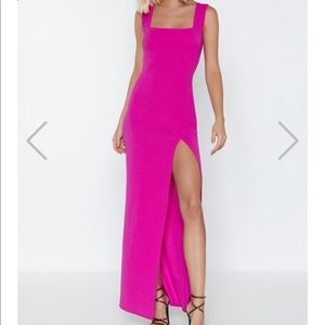 Nasty Gal Square With Me Maxi Dress